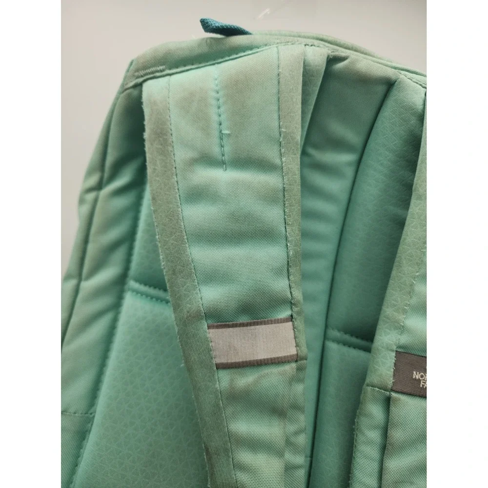 The North Face Women's Jester Backpack Mint Green Teal Daypack Laptop Bag Used